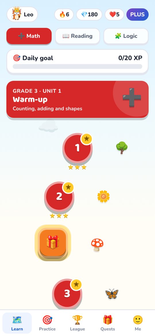 Maple Leap lesson path
